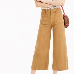 J Crew Point Sur Wide Leg Crop, 24